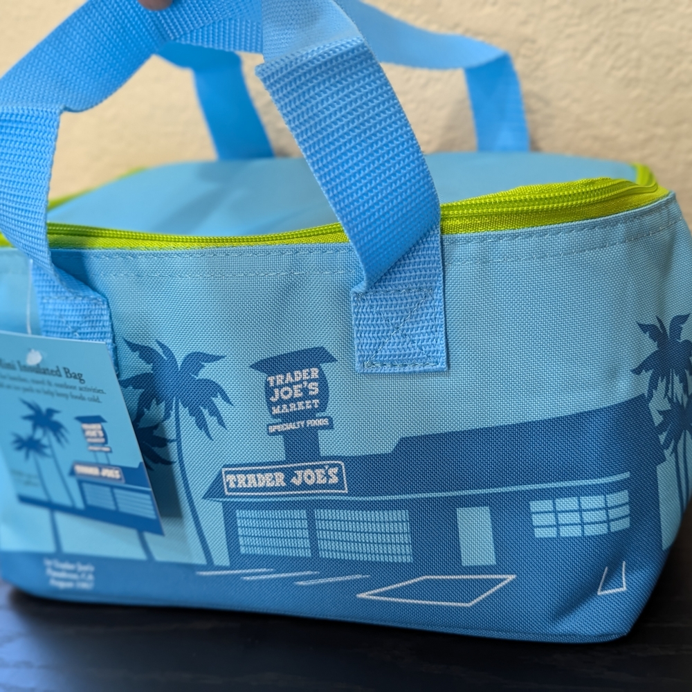 Trader Joe's Blue Insulated Bag